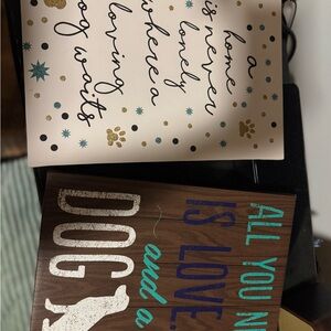 Decorative Dog-Themed Wall Art Set